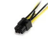 Adaptador de cable de alimentación SATA a 6 pines PCI Express para tarjeta gráfica StarTech.com de 6 pulgadas