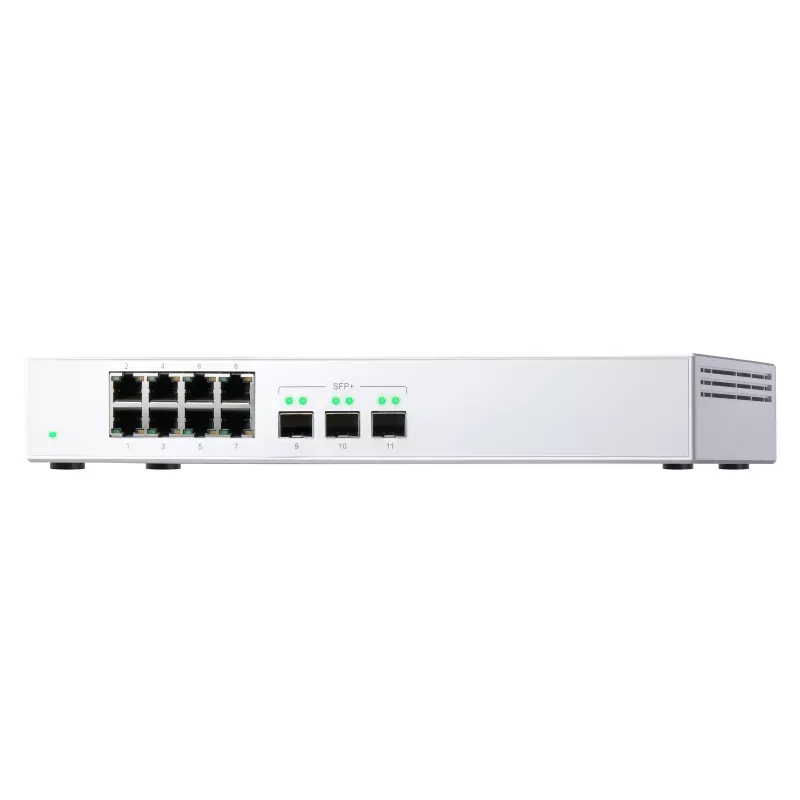 Switch de red QNAP QSW-308S no gestionado Gigabit Ethernet (10/100/1000) blanco