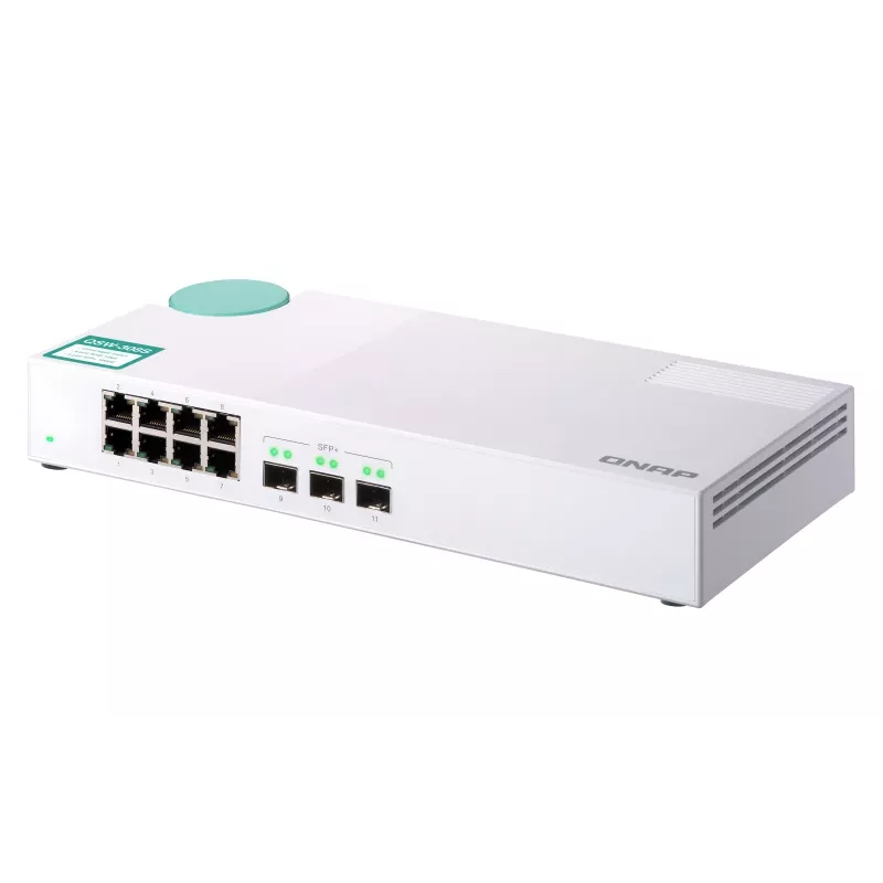 Switch de red QNAP QSW-308S no gestionado Gigabit Ethernet (10/100/1000) blanco