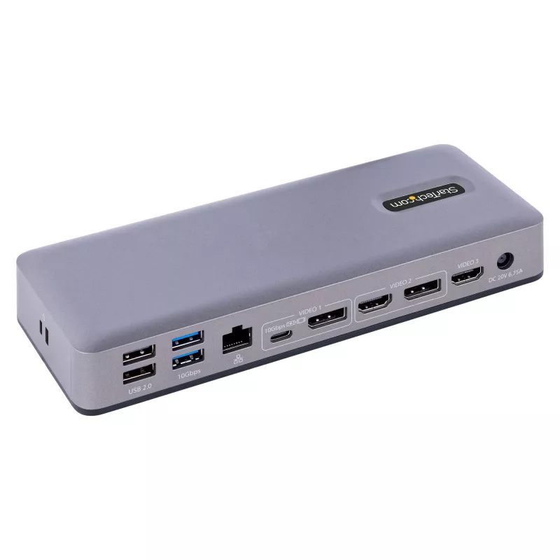 Dock para portátil/replicador de puertos StarTech.com DK31C3MNCRUE con cable USB 3.2 Gen 2 (3.1 Gen 2) Type-C
