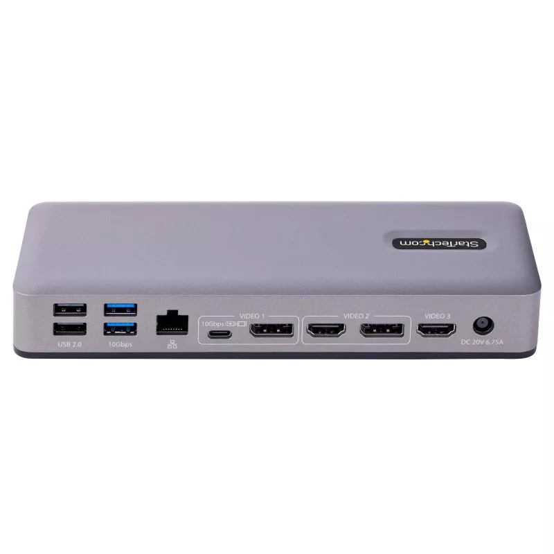 Dock para portátil/replicador de puertos StarTech.com DK31C3MNCRUE con cable USB 3.2 Gen 2 (3.1 Gen 2) Type-C