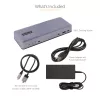 Dock para portátil/replicador de puertos StarTech.com DK31C3MNCRUE con cable USB 3.2 Gen 2 (3.1 Gen 2) Type-C