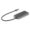 Hub MST USB-C de 3 puertos StarTech.com – Adaptador USB Type-C a 3x HDMI multipantalla para portátil – Triple HDMI hasta 4K 60Hz con DP 1.4 Alt Mode y DSC – HDR – cable de 30 cm – solo Windows