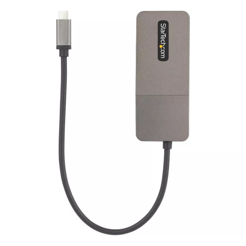 Hub MST USB-C de 3 puertos StarTech.com – Adaptador USB Type-C a 3x HDMI multipantalla para portátil – Triple HDMI hasta 4K 60Hz con DP 1.4 Alt Mode y DSC – HDR – cable de 30 cm – solo Windows