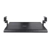 Bandeja de teclado bajo mesa StarTech.com, soporte ergonómico de teclado con abrazaderas, hasta 12 kg, bandeja extraíble para teclado y ratón con abrazaderas en C, bandeja de teclado regulable en altura (100/120/140 mm)