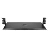 Bandeja de teclado bajo mesa StarTech.com, soporte ergonómico de teclado con abrazaderas, hasta 12 kg, bandeja extraíble para teclado y ratón con abrazaderas en C, bandeja de teclado regulable en altura (100/120/140 mm)