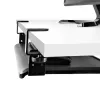 Bandeja de teclado bajo mesa StarTech.com, soporte ergonómico de teclado con abrazaderas, hasta 12 kg, bandeja extraíble para teclado y ratón con abrazaderas en C, bandeja de teclado regulable en altura (100/120/140 mm)