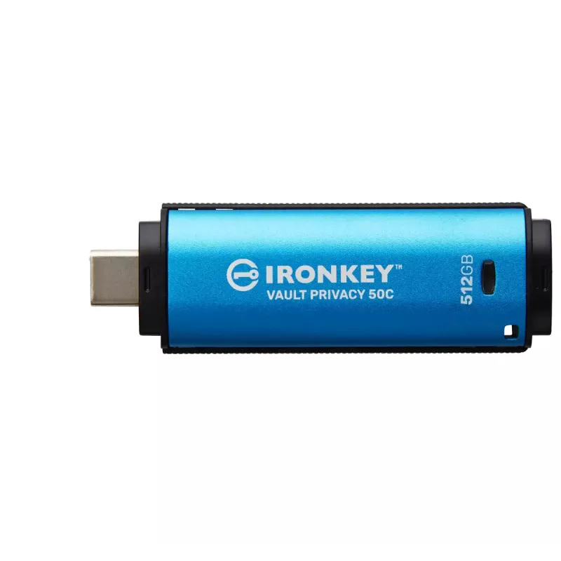 Kingston Technology IronKey 512 GB USB-C Vault Privacy 50C cifrado AES-256, FIPS 197