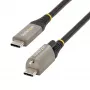 StarTech.com cable USB-C de 1 m con bloqueo de tornillo superior 10 Gbit/s – cable USB 3.1/3.2 Gen 2 Type-C – carga Power Delivery 100 W (5 A), modo DP-Alt – bloqueo de tornillo individual, cable USB-C para cargar/sincronizar