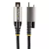 StarTech.com cable USB-C de 1 m con bloqueo de tornillo superior 10 Gbit/s – cable USB 3.1/3.2 Gen 2 Type-C – carga Power Delivery 100 W (5 A), modo DP-Alt – bloqueo de tornillo individual, cable USB-C para cargar/sincronizar