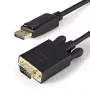 StarTech.com cable DisplayPort a VGA de 0,9 m (3ft) - cable adaptador activo DisplayPort a VGA - vídeo 1080p - cable de monitor DP a VGA - convertidor DP 1.2 a VGA - conector DP con enclavamiento