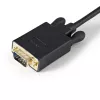 StarTech.com DP2VGAMM3B cable adaptador activo de DisplayPort a VGA, 3 pies (1 m), 1920x1200, conector DP con cierre, negro