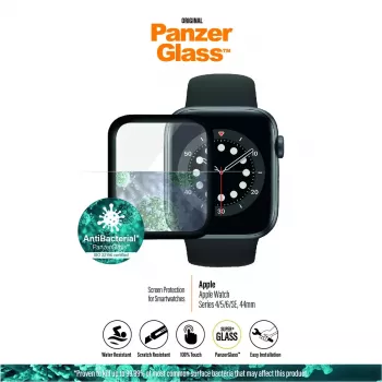 PanzerGlass ® Apple Watch Series 4 | 5 | 6 | SE 44mm | protector de pantalla de cristal
