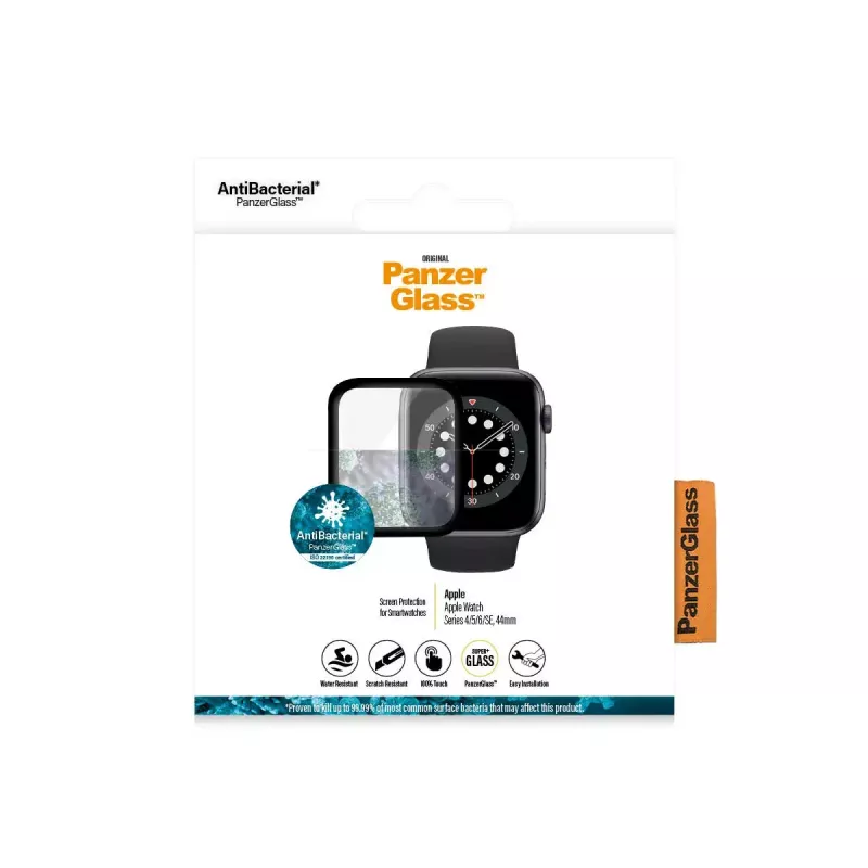 PanzerGlass ® Apple Watch Series 4 | 5 | 6 | SE 44mm | protector de pantalla de cristal