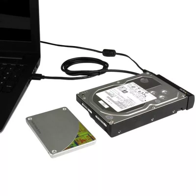 Cable SATA a USB StarTech.com – USB 3.1 (10 Gbit/s) – UASP, negro, actividad, funcionamiento, CE, FCC, ASMedia – ASM1351, 12 V, 0 – 60 °C