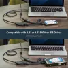Cable SATA a USB StarTech.com – USB 3.1 (10 Gbit/s) – UASP, negro, actividad, funcionamiento, CE, FCC, ASMedia – ASM1351, 12 V, 0 – 60 °C