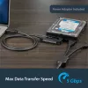 Cable SATA a USB StarTech.com – USB 3.1 (10 Gbit/s) – UASP, negro, actividad, funcionamiento, CE, FCC, ASMedia – ASM1351, 12 V, 0 – 60 °C