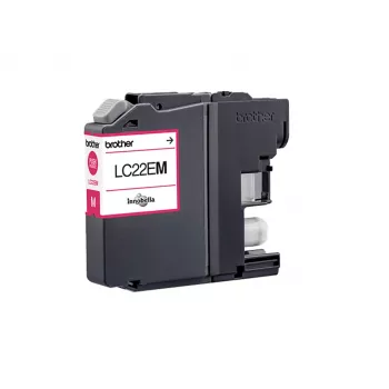 Cartucho de tinta Brother LC22EM 1 ud. original magenta