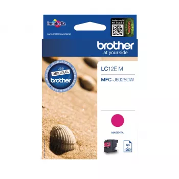 Cartucho de tinta Brother LC12EM 1 ud. original magenta
