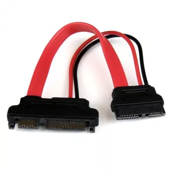 Adaptador StarTech.com 15 cm Slimline SATA a SATA con alimentación - M/H