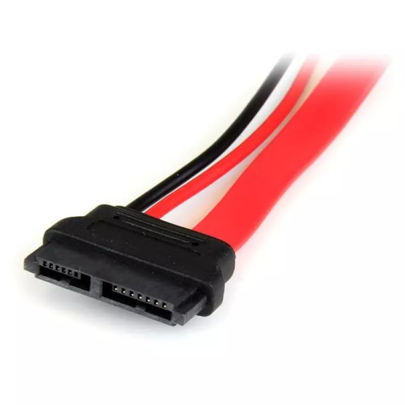 Adaptador StarTech.com 15 cm Slimline SATA a SATA con alimentación - M/H