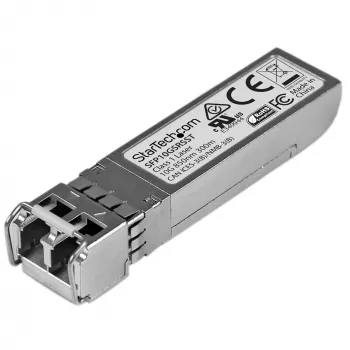 Módulo transceptor SFP+ compatible con Cisco SFP-10G-SR-S de StarTech.com - 10GBASE-SR~Módulo SFP+ compatible con Cisco SFP-10G-SR-S - 10GBASE-SR - transceptor óptico de fibra multimodo MMF 10GbE - 10GE Gigabit Ethernet SFP+ - LC 300m - 850nm - DDM Cisco Firepower, ASR9000, C9300