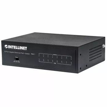 Conmutador gestionado Intellinet 8 puertos Gigabit Ethernet PoE+
