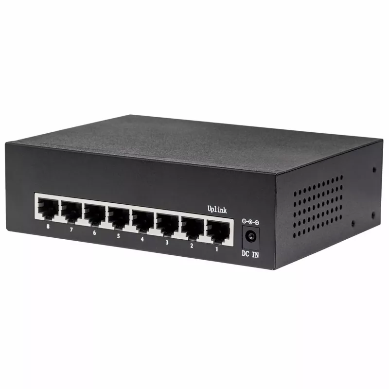 Conmutador gestionado Intellinet 8 puertos Gigabit Ethernet PoE+