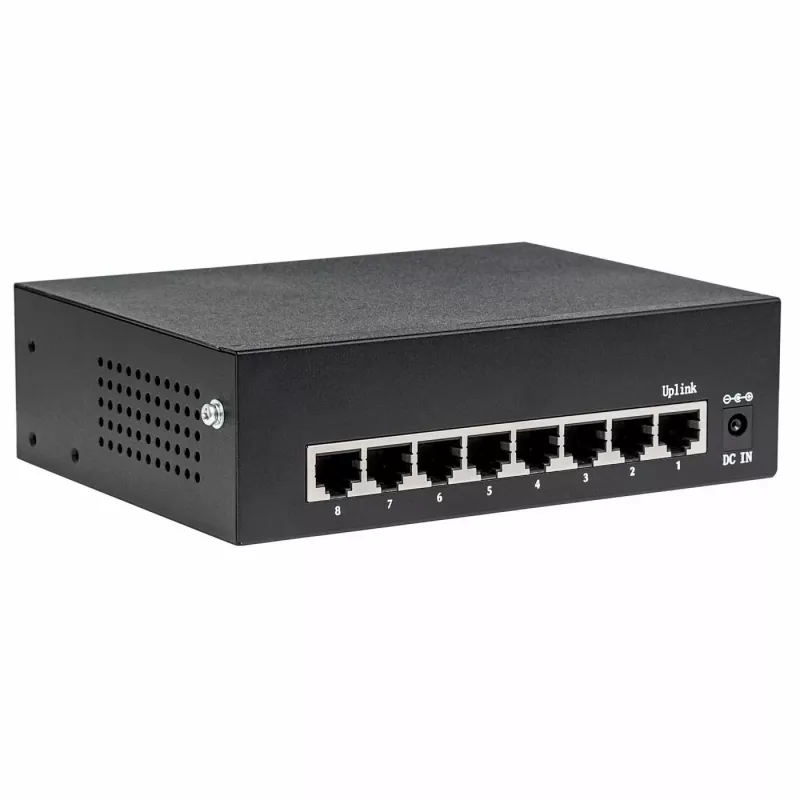 Conmutador gestionado Intellinet 8 puertos Gigabit Ethernet PoE+