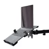Bandeja para portátil VESA StarTech.com – bandeja ajustable para portátil para brazos de monitor, sujeta portátiles (4,5 kg / 9,9 lb) – orificios de montaje VESA 75x75 y 100x100 – ventilada – para soportes/bases de monitor de escritorio