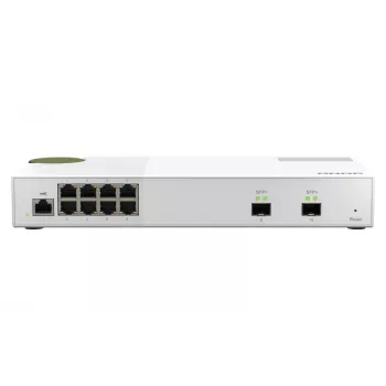 Switch de red QNAP QSW-M2108-2S Gestionado L2 2.5G Ethernet (100/1000/2500) Gris
