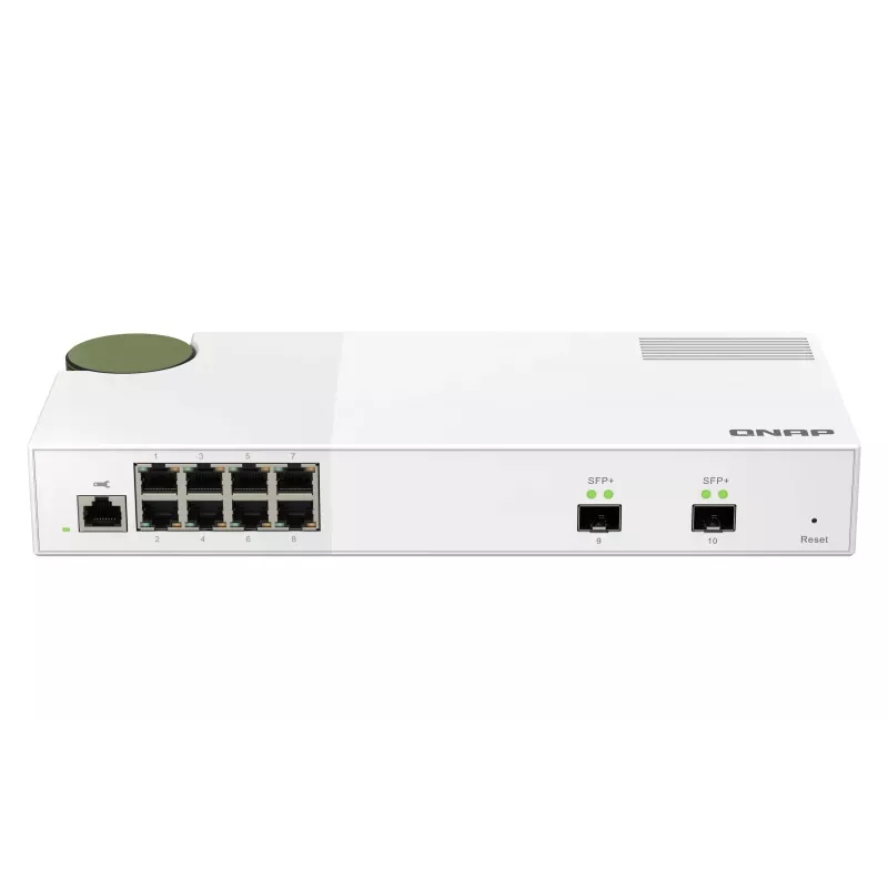 Switch de red QNAP QSW-M2108-2S Gestionado L2 2.5G Ethernet (100/1000/2500) Gris