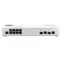Switch de red QNAP QSW-M2108-2C Gestionado L2 2.5G Ethernet (100/1000/2500) Gris, Blanco