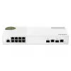 Switch de red QNAP QSW-M2108-2C Gestionado L2 2.5G Ethernet (100/1000/2500) Gris, Blanco