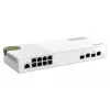 Switch de red QNAP QSW-M2108-2C Gestionado L2 2.5G Ethernet (100/1000/2500) Gris, Blanco