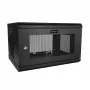 StarTech.com Armario de red de pared de 2 postes 6HE con bandeja de 1HE, rack de servidor de pared de 19