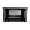 StarTech.com Armario de red de pared de 2 postes 6HE con bandeja de 1HE, rack de servidor de pared de 19