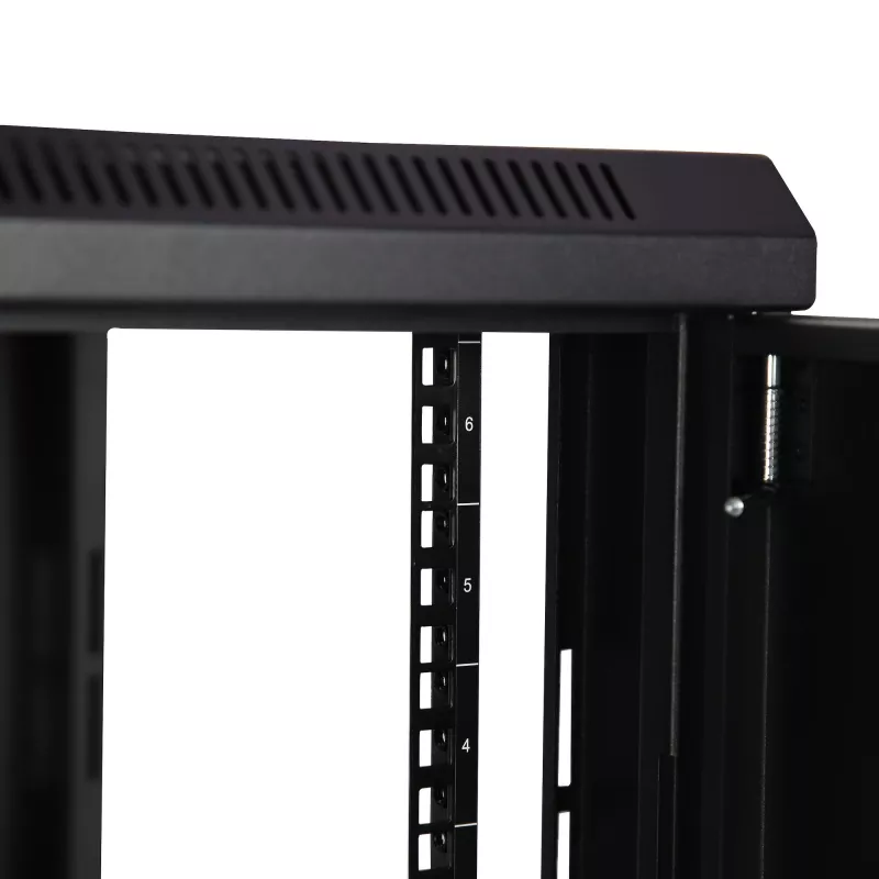 StarTech.com Armario de red de pared de 2 postes 6HE con bandeja de 1HE, rack de servidor de pared de 19