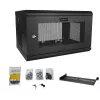 StarTech.com Armario de red de pared de 2 postes 6HE con bandeja de 1HE, rack de servidor de pared de 19