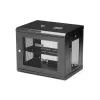 StarTech.com Rack de red de pared de 2 postes 9U con bandeja de 1U, rack de servidor de pared de 19