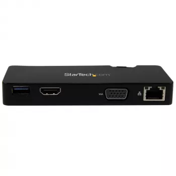Estación de acoplamiento de viaje para portátiles StarTech.com – HDMI o VGA – USB 3.0