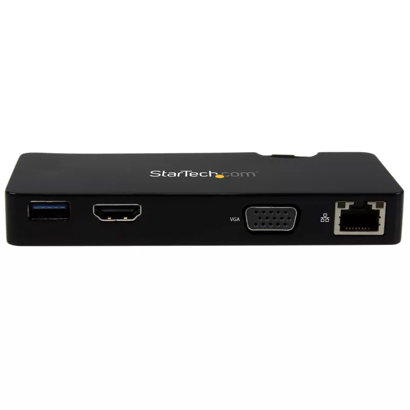 Estación de acoplamiento de viaje para portátiles StarTech.com – HDMI o VGA – USB 3.0