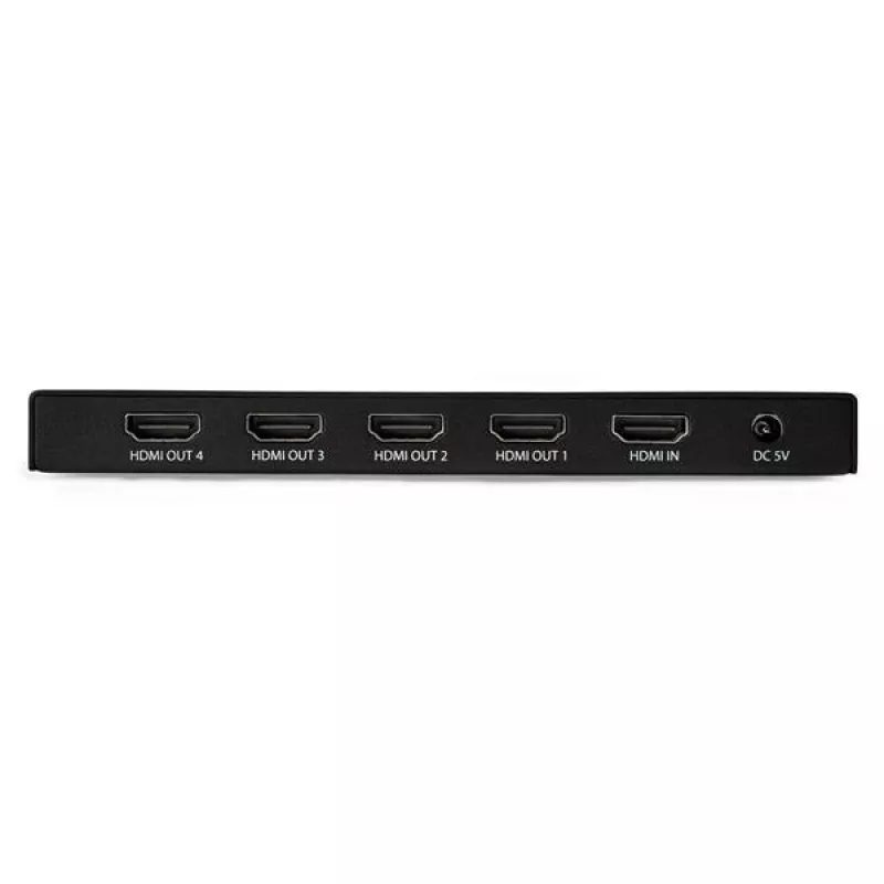 Splitter HDMI de 4 puertos StarTech.com – 4K 60 Hz, HDMI, 4x HDMI, 3840 x 2160 píxeles, Negro, 4K Ultra HD, 60 Hz