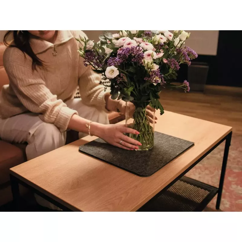 Almohadilla de escritorio Durable 708158 Fieltro PET Antracita 700x330x4 mm
