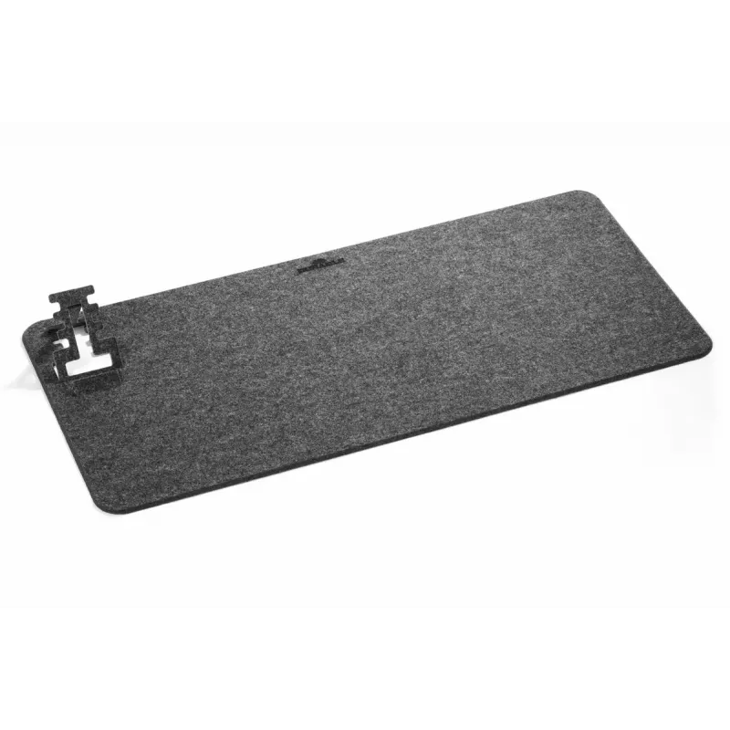 Almohadilla de escritorio Durable 708158 Fieltro PET Antracita 700x330x4 mm