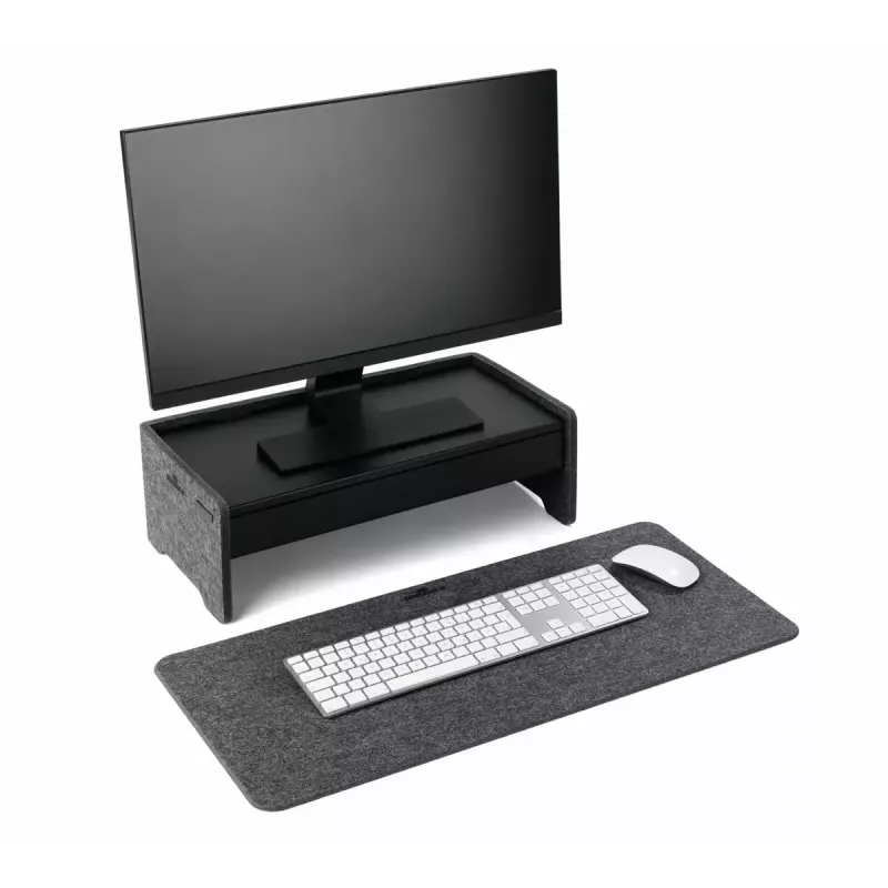 Almohadilla de escritorio Durable 708158 Fieltro PET Antracita 700x330x4 mm