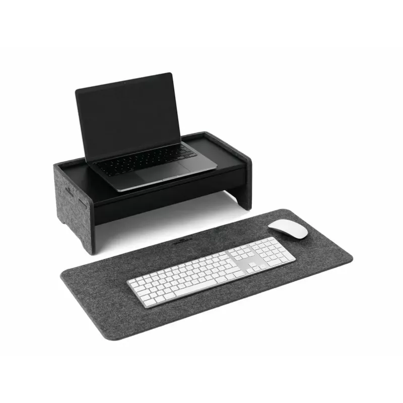 Almohadilla de escritorio Durable 708158 Fieltro PET Antracita 700x330x4 mm