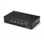 Switch KVM HDMI de 4 puertos StarTech.com - USB 3.0 - 1080p, 1920 x 1080 píxeles, Montaje en rack, Negro