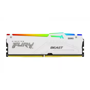 Kingston Technology FURY Beast 32 GB 5600 MT/s DDR5 CL36 DIMM Blanco RGB EXPO