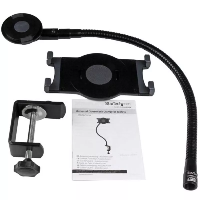 Soporte de tablet con cuello de cisne StarTech.com – brazo flexible para tablet, Tablet/UMPC, Soporte activo, Interior, Negro